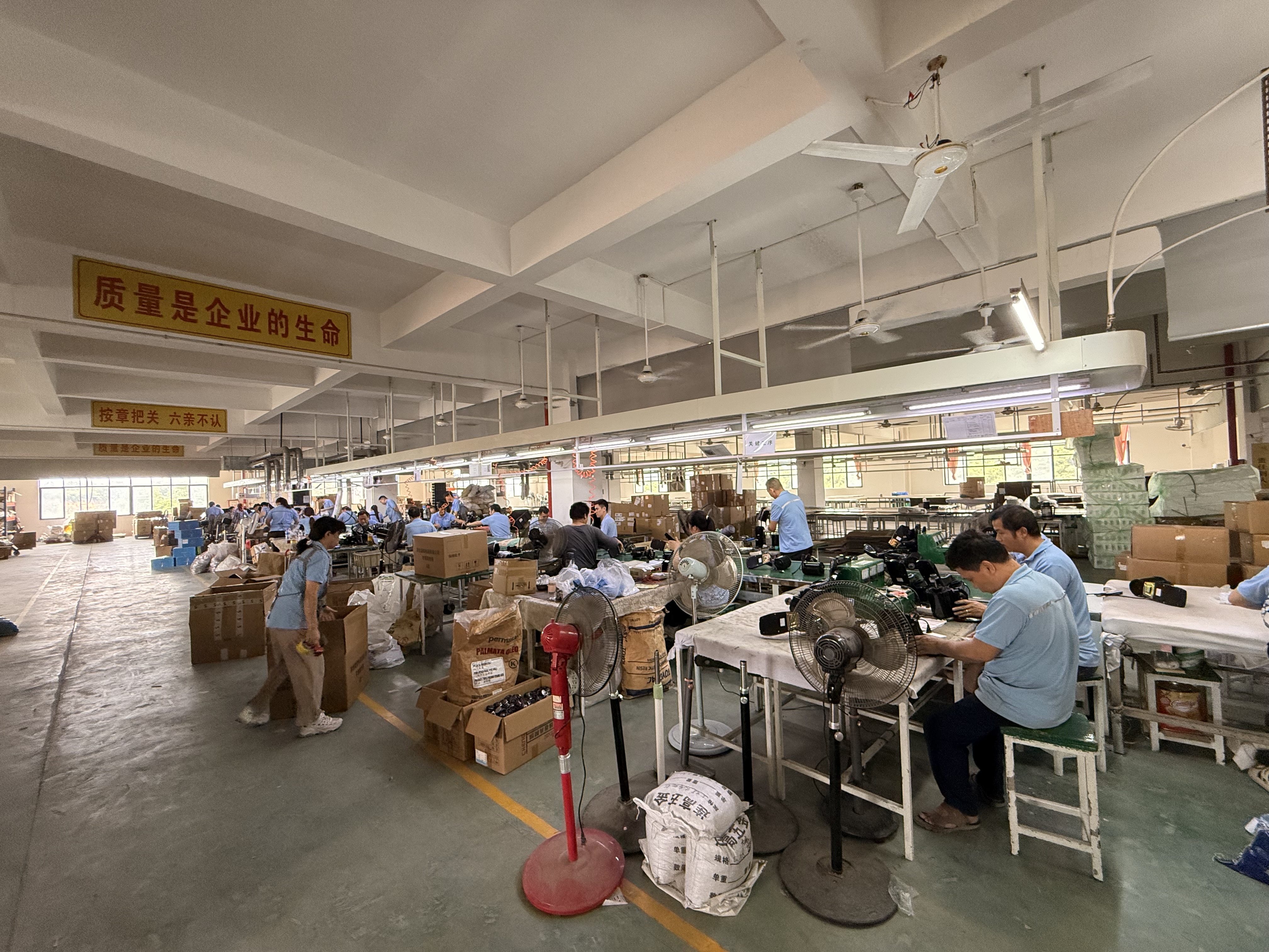 Real factory floor for culture section